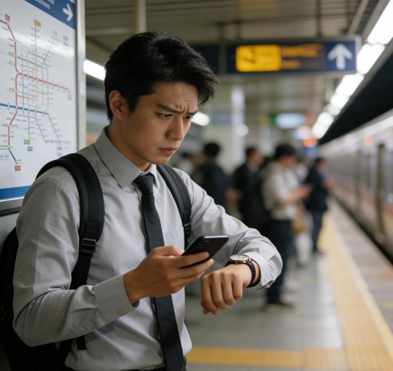 闹钟响的那一刻，眼睛还没睁开，脑子先算好了今天要赶的地铁、要打的卡、要完成的报表