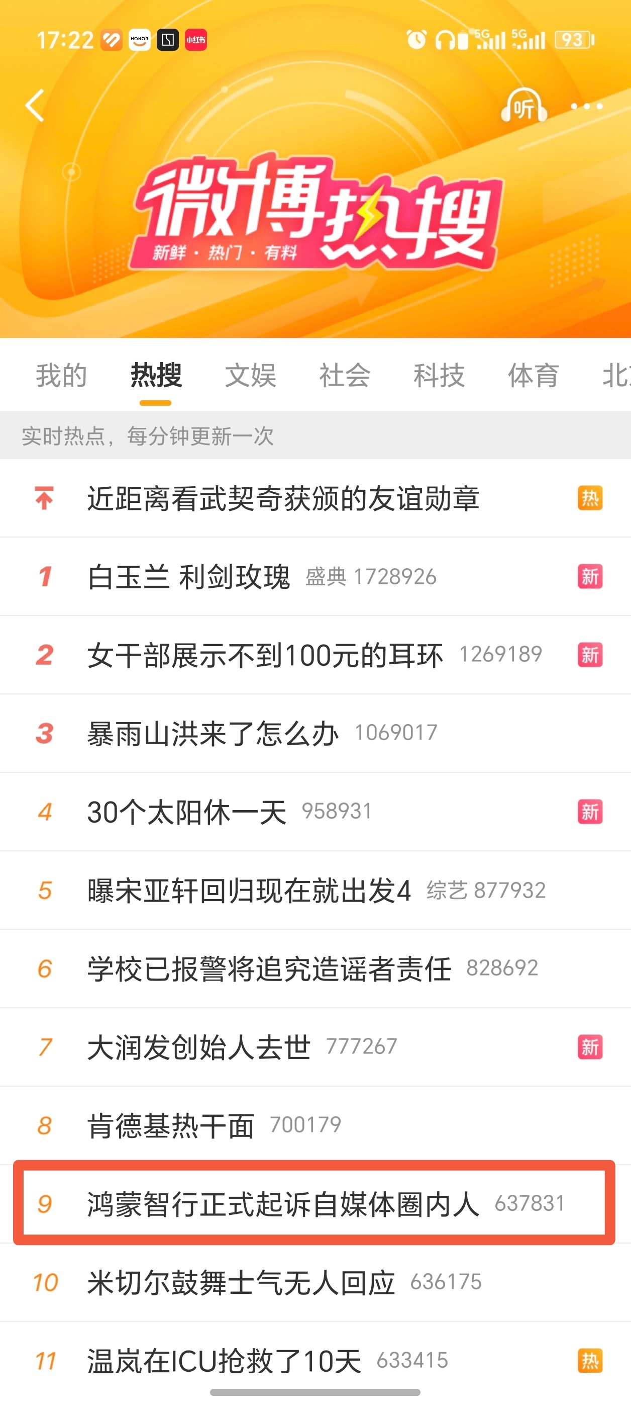 鸿蒙智行正式起诉自媒体圈内人这个词条最搞的点在于“自媒体圈内人”，他不是指的“自