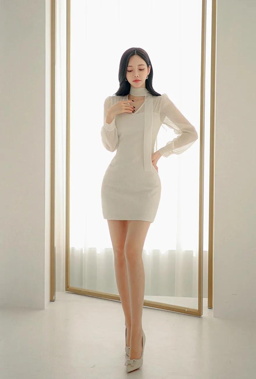 优雅白裙，自信步伐，都市女性风范来说说你心中的绝世美女吧！ 职场美女如何打扮自己