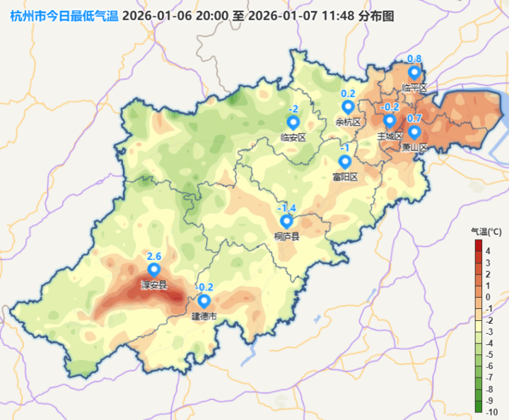 今晨又零下了，晴朗干燥天气将持续十天以上