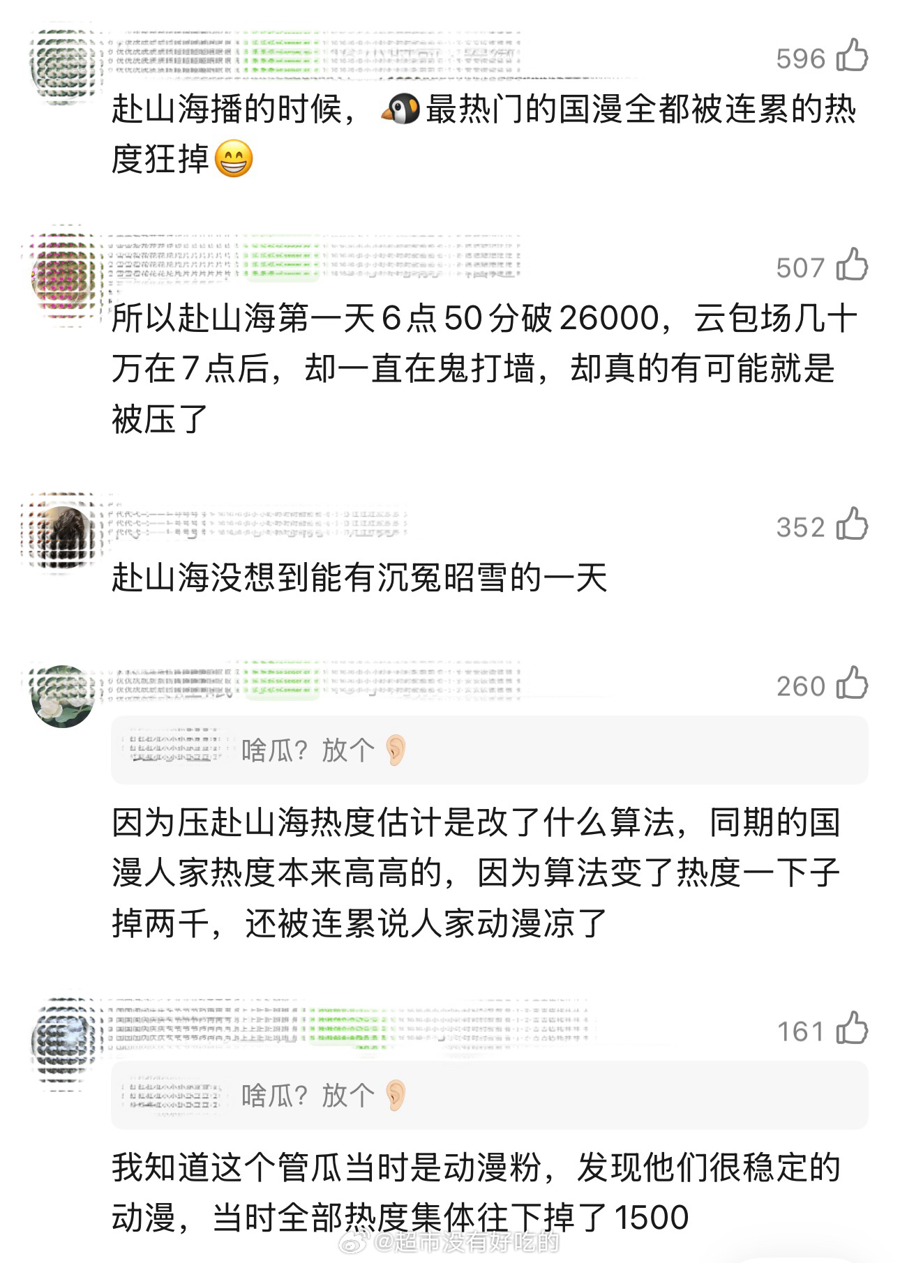 赴山海当时40多万云包场砸下去不增反降太不正常了我信流量们的剧被压热度这一说法 