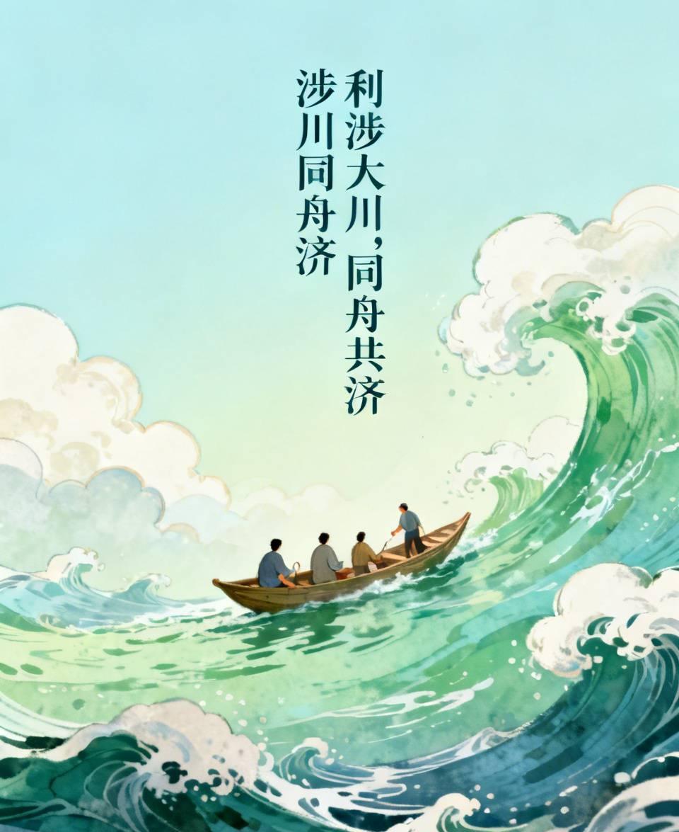 涉川同舟济：面对突如其来的行业变革，几位创业者放下成见，携手组建新团队。他们同舟