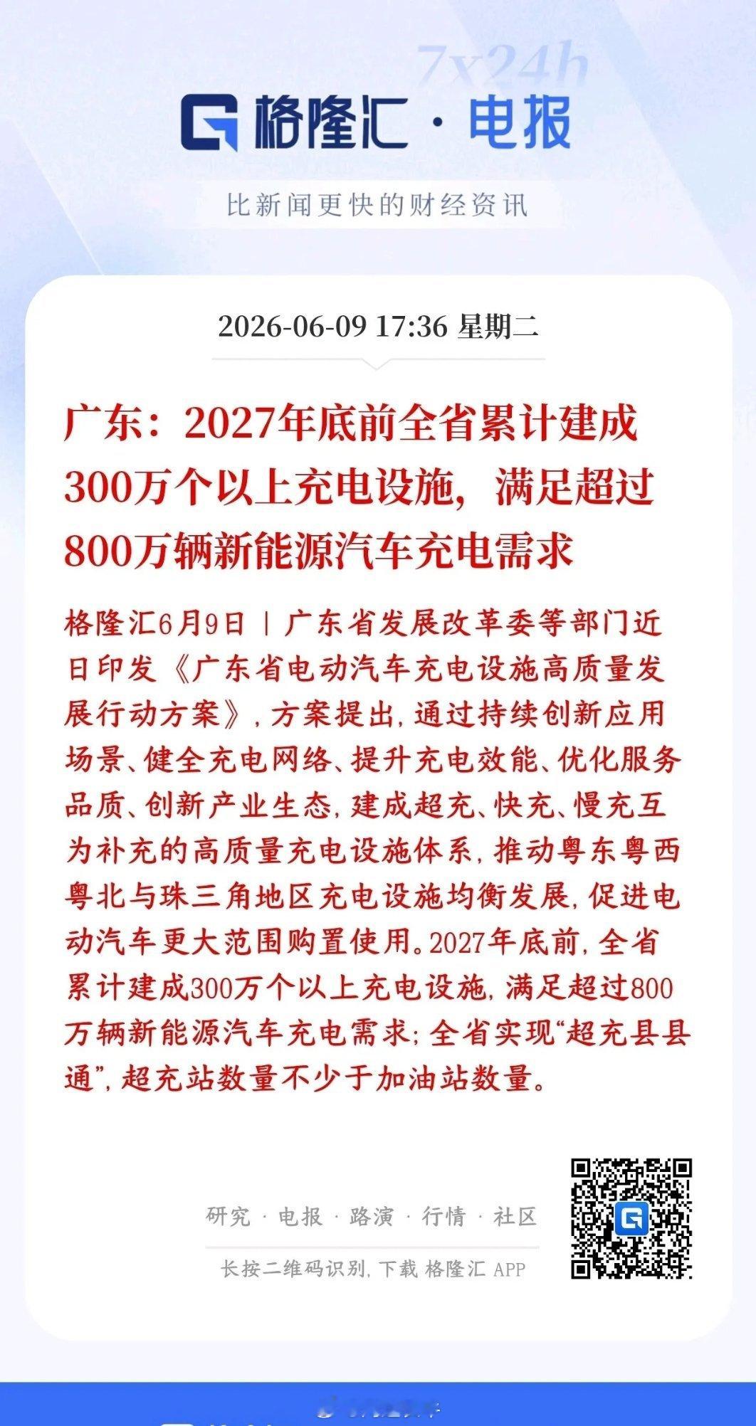 A股收盘后，新能源，充电桩板块迎来政策性利好，明天稳了广东计划到2027年底，建