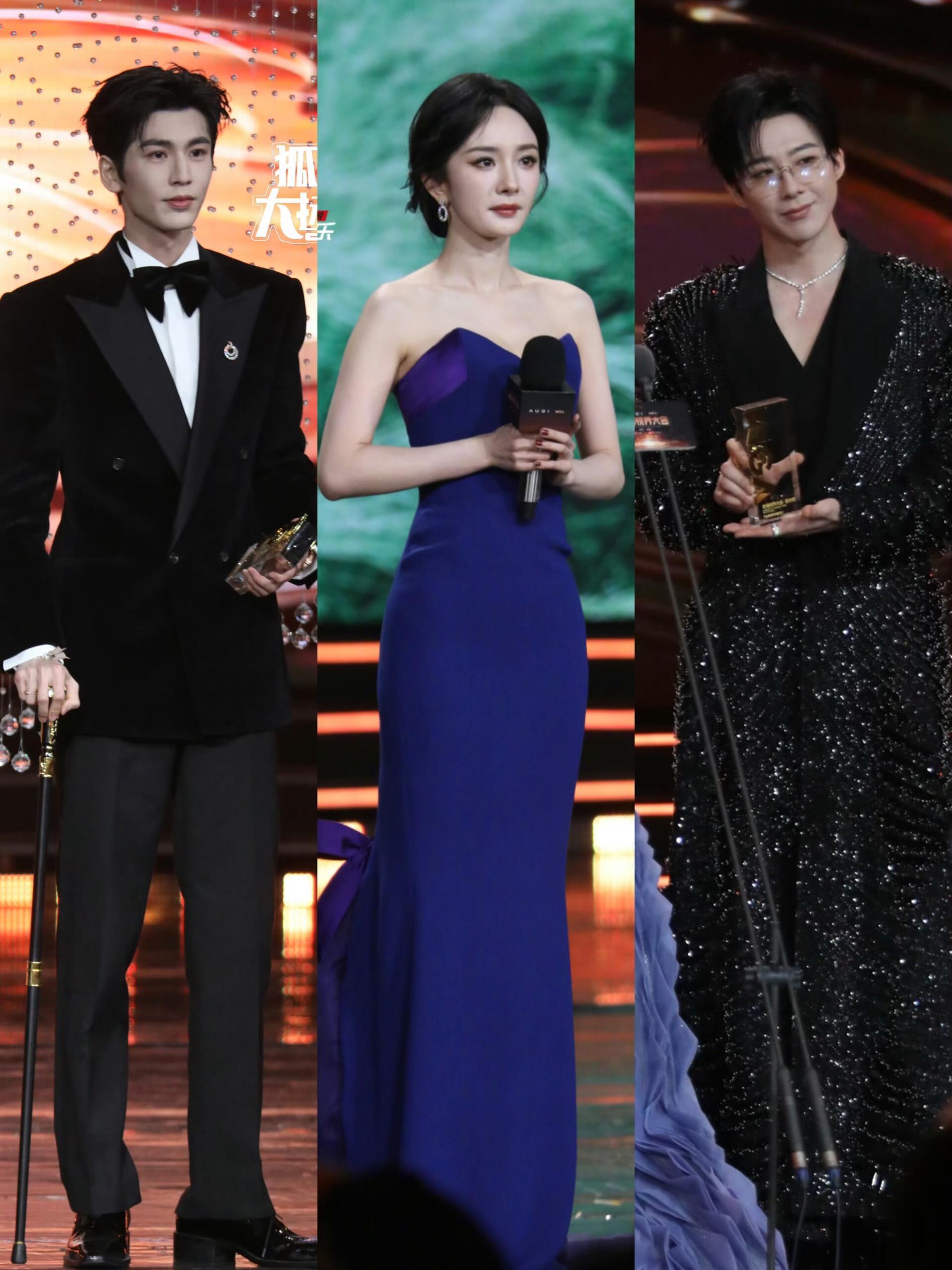 微博视界大会内场明星第二套造型生图状态～ ​​​