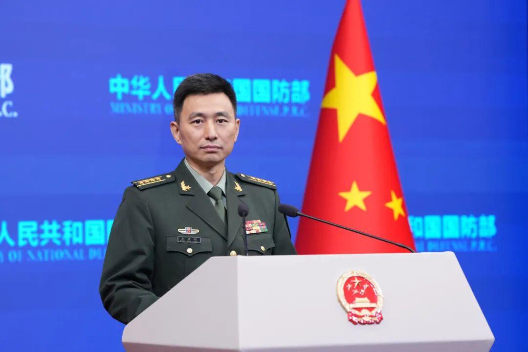 就在刚刚，中国国防部发表声明
 
4月9日，中国国防部例行新闻发布会上，有记者提