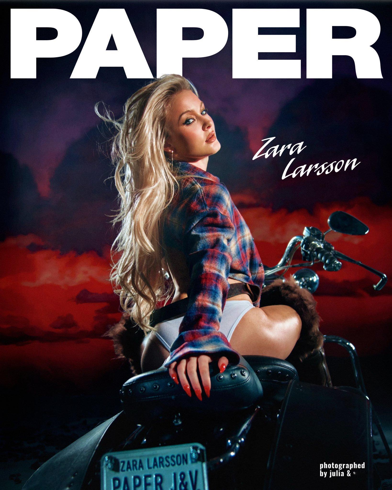 【睛彩视鉴】Zara Larsson 登上最新 PAPER Magazine 封