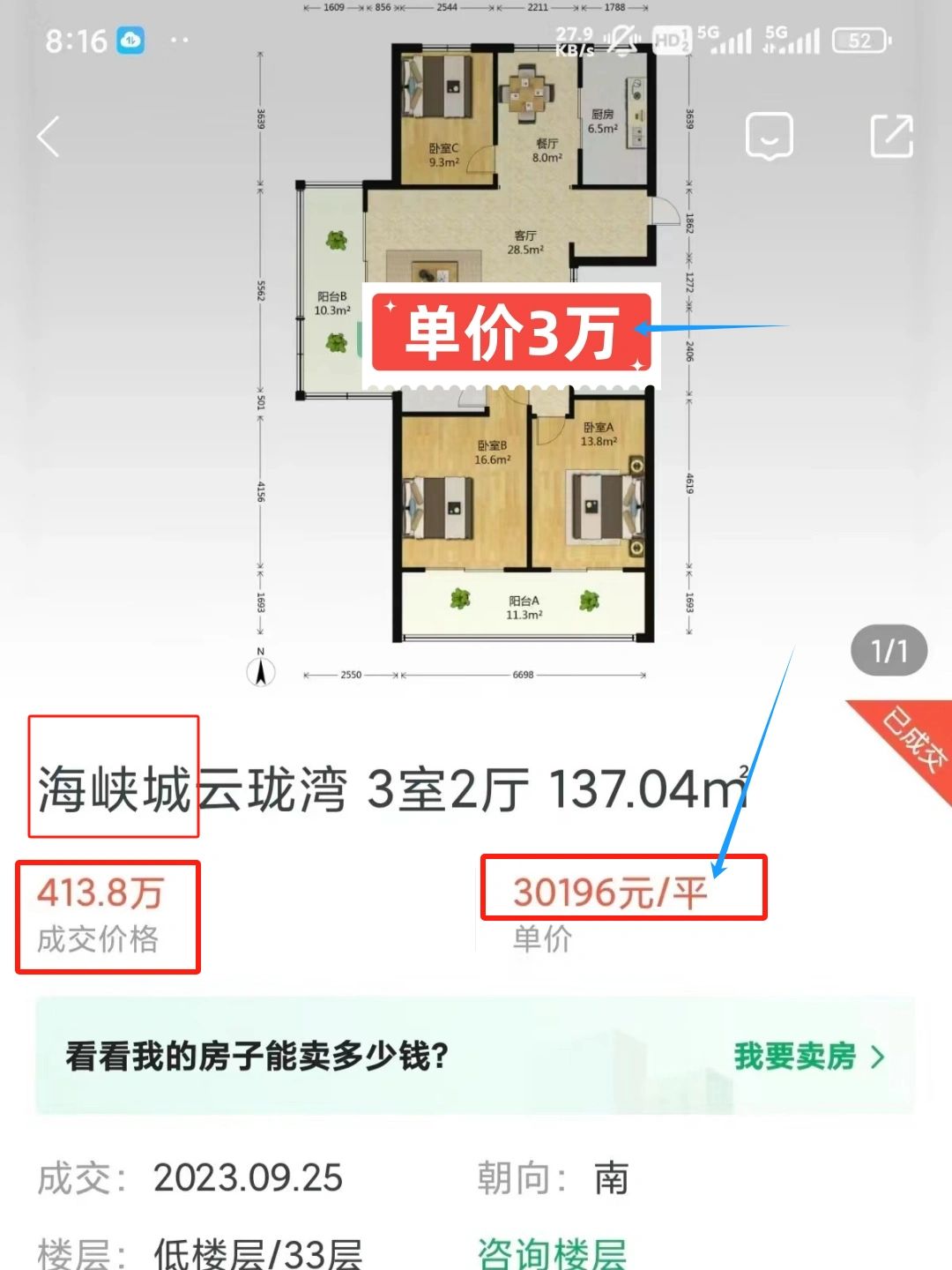 河西南这个小区‼️成交单价只要3万 买房建议
