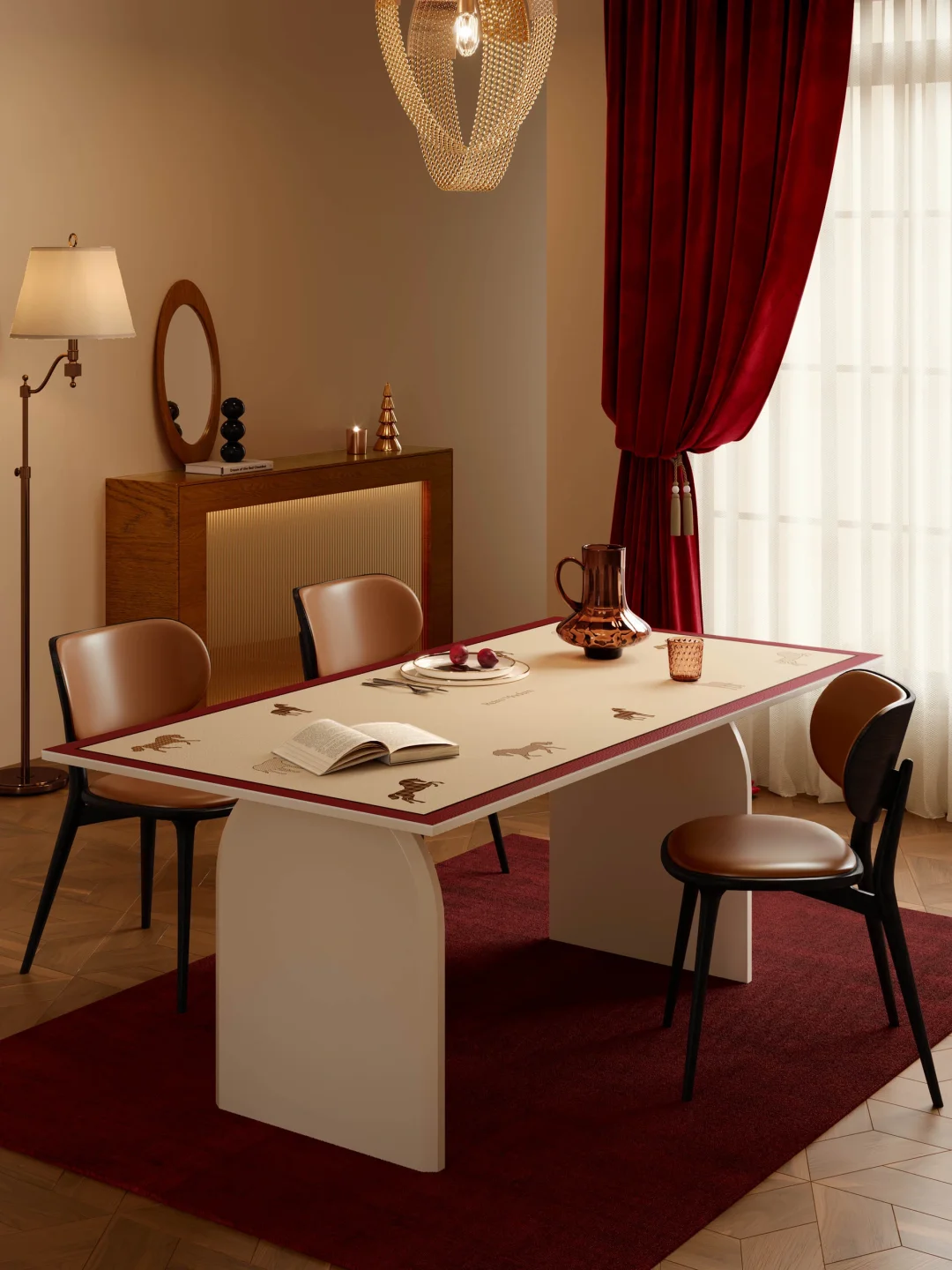 ✦ . ⁺ 可以从年前用到年尾的米杏小马桌垫