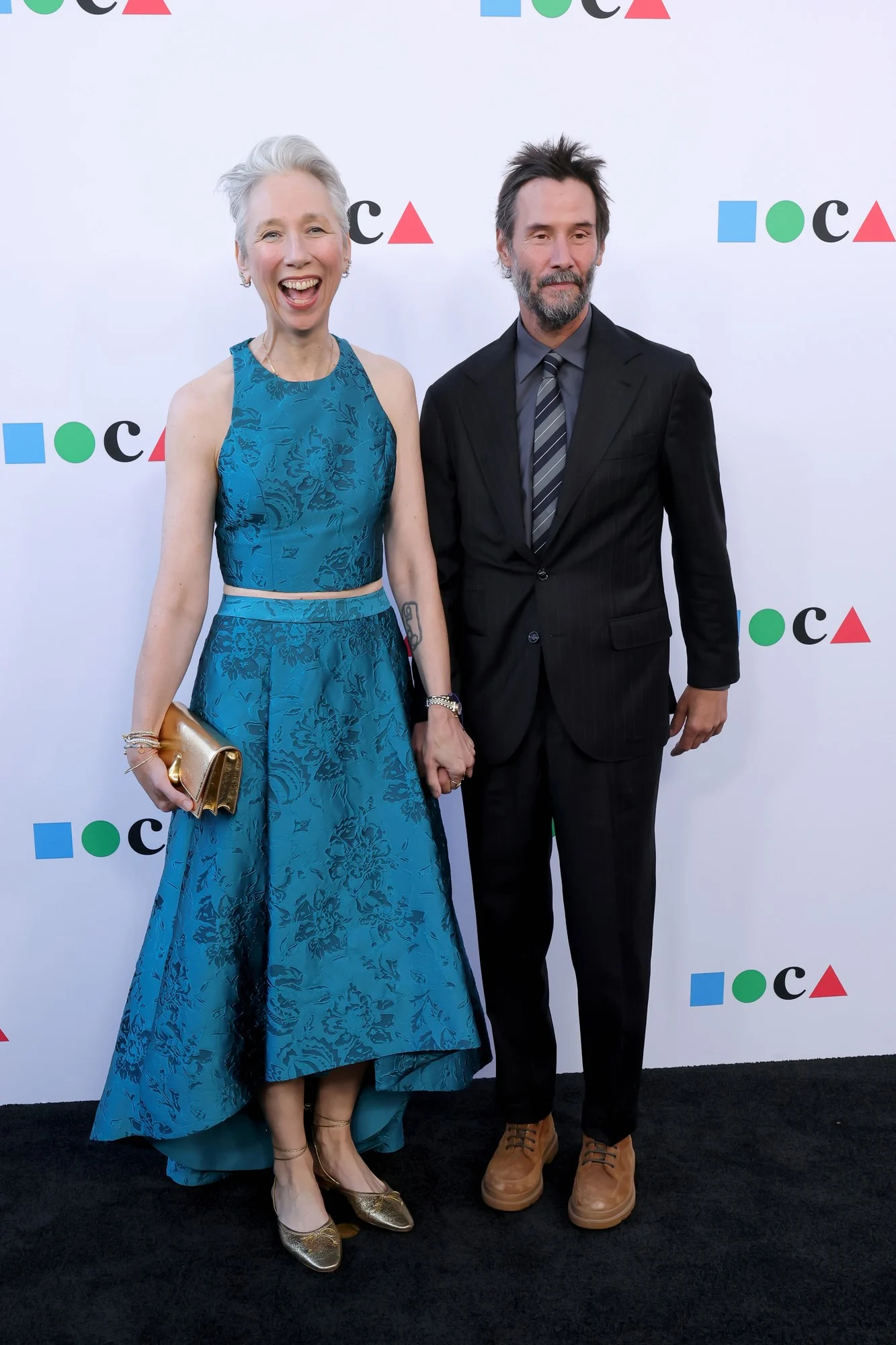 Keanu Reeves和女友Alexandra Grant 近日洛杉矶 出席2