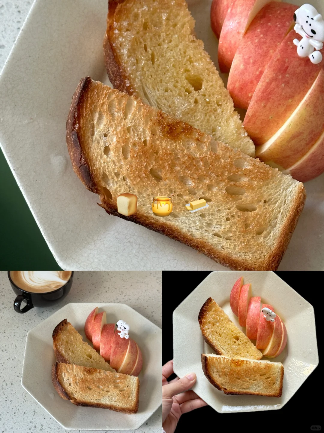 早餐-蜂蜜黄油吐司
