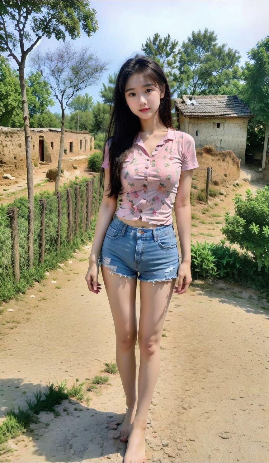 邻家女孩 清纯甜美 极品身材 是你喜欢的类型 性感牛仔裤