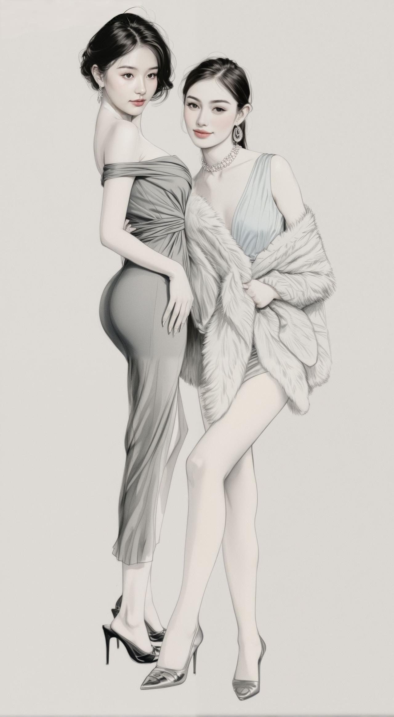 优雅姐妹花，时尚穿搭指南