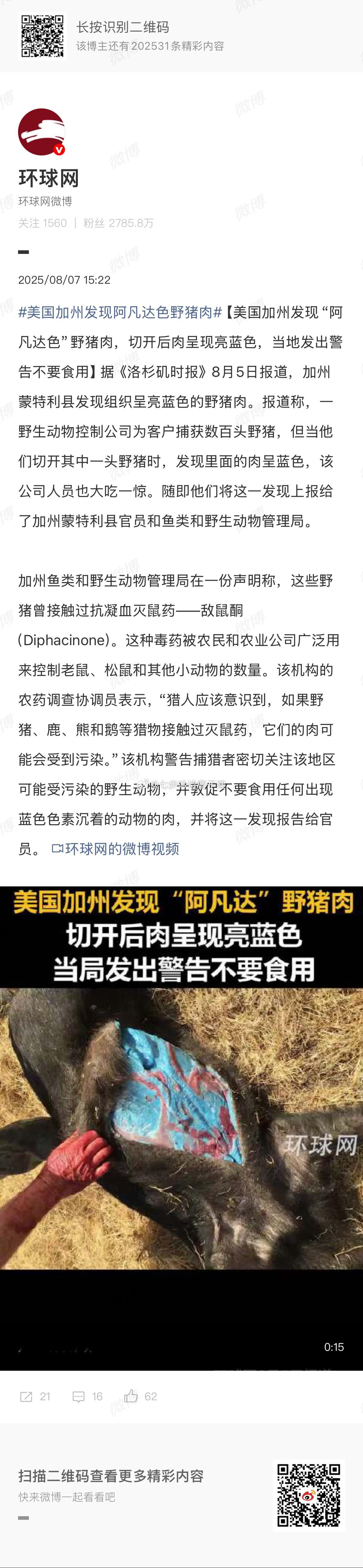 原来吃了老美的老鼠药会变成阿凡达[嘻嘻] ​​​
