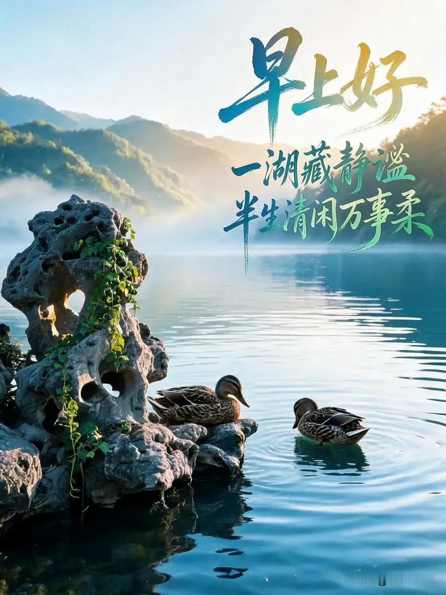 早安，愿清晨清风捎来好运，日日平安吉祥。