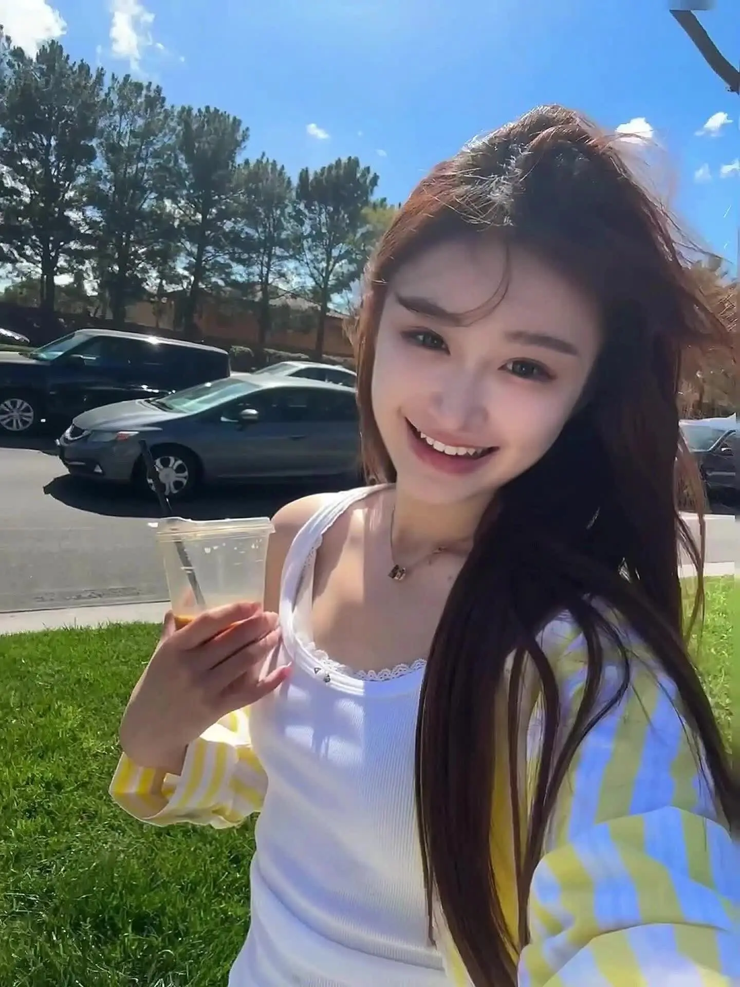 治愈系风景 清纯甜美 ootd穿搭 小清新治愈系 户外