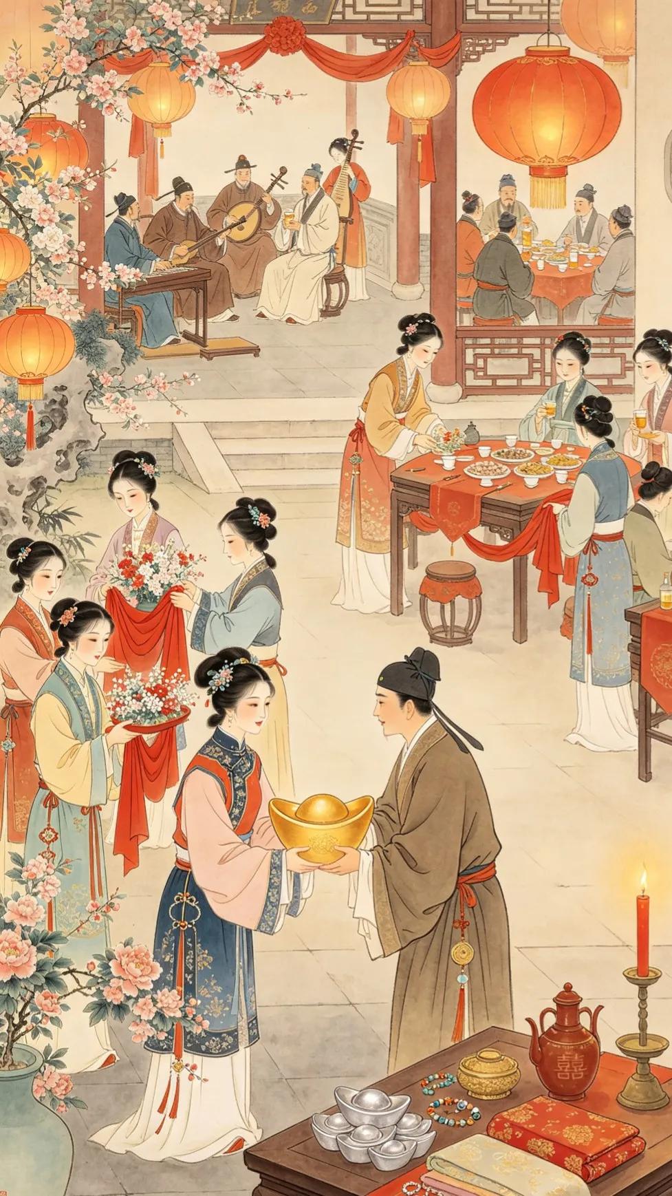 西门庆这一处看不明白。按说西门庆要梳笼李桂姐，其地位比不上潘金莲还是个五姨太，怎