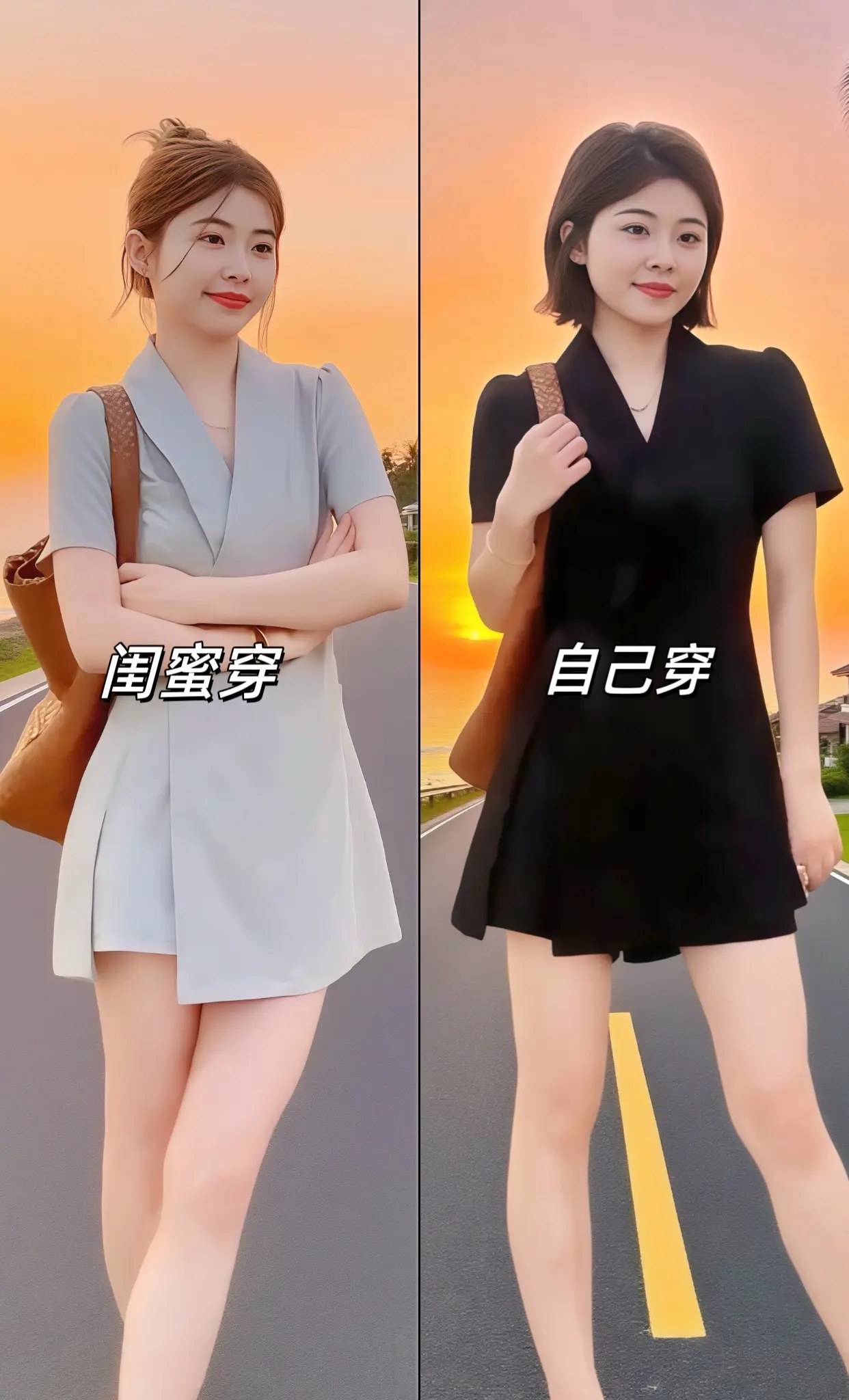 微胖姐妹速码！这套韩系套装太绝了。简约设计藏肉显瘦，修身剪裁勾勒曲线～...
