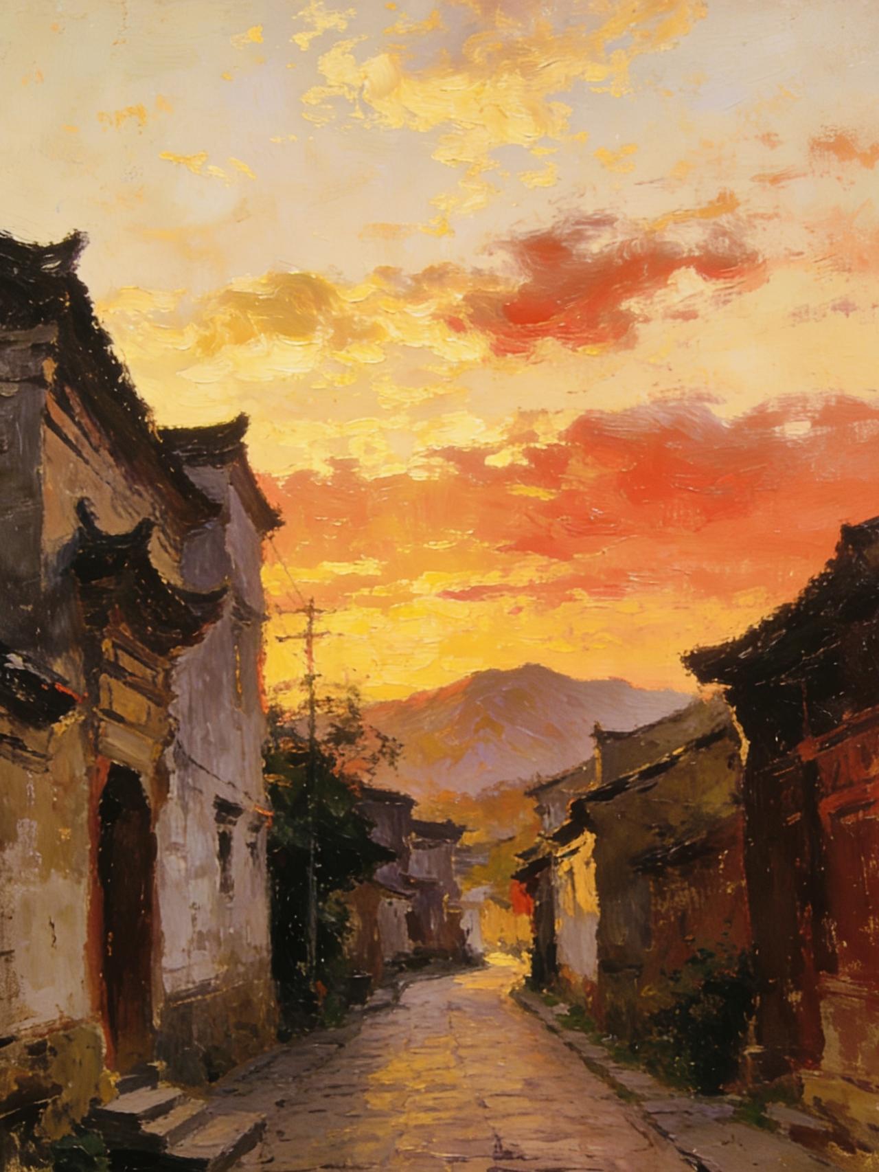 《晨光里的觉醒》

晨雾是未散的梦，裹着草木的清香漫过窗沿。第一缕光刺破云层时，