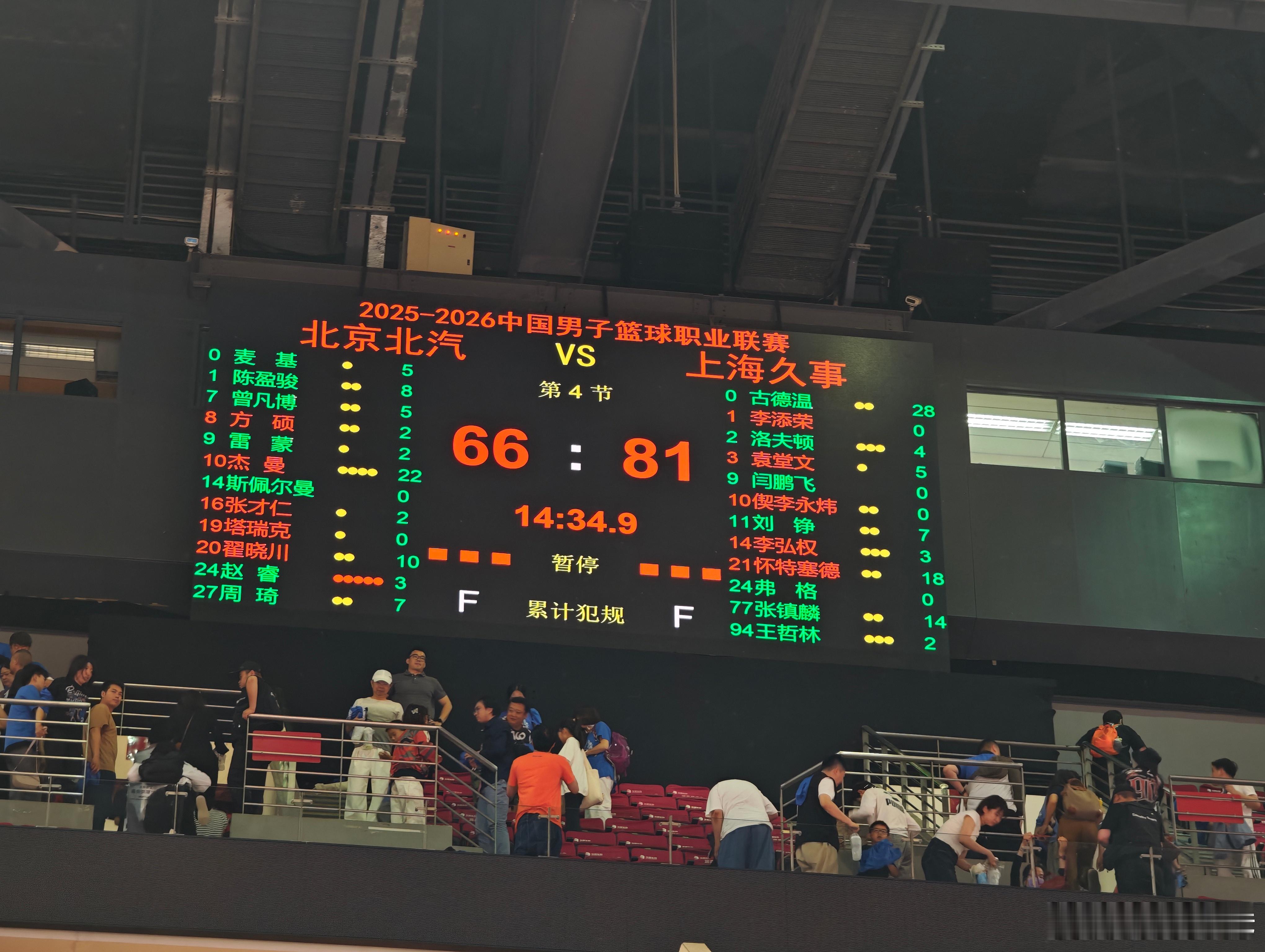 北京男篮vs上海男篮上海将刘铮提到首发，效果非常明显。他的防守，是上海队能在第一