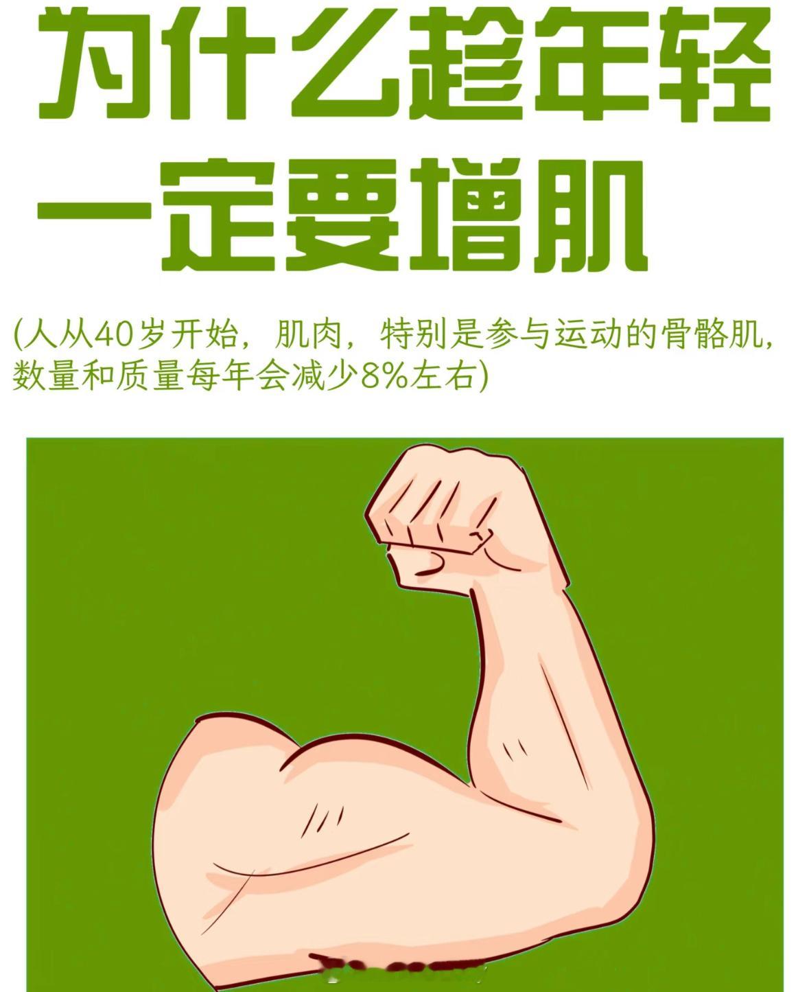 为什么趁年轻一定要增肌 