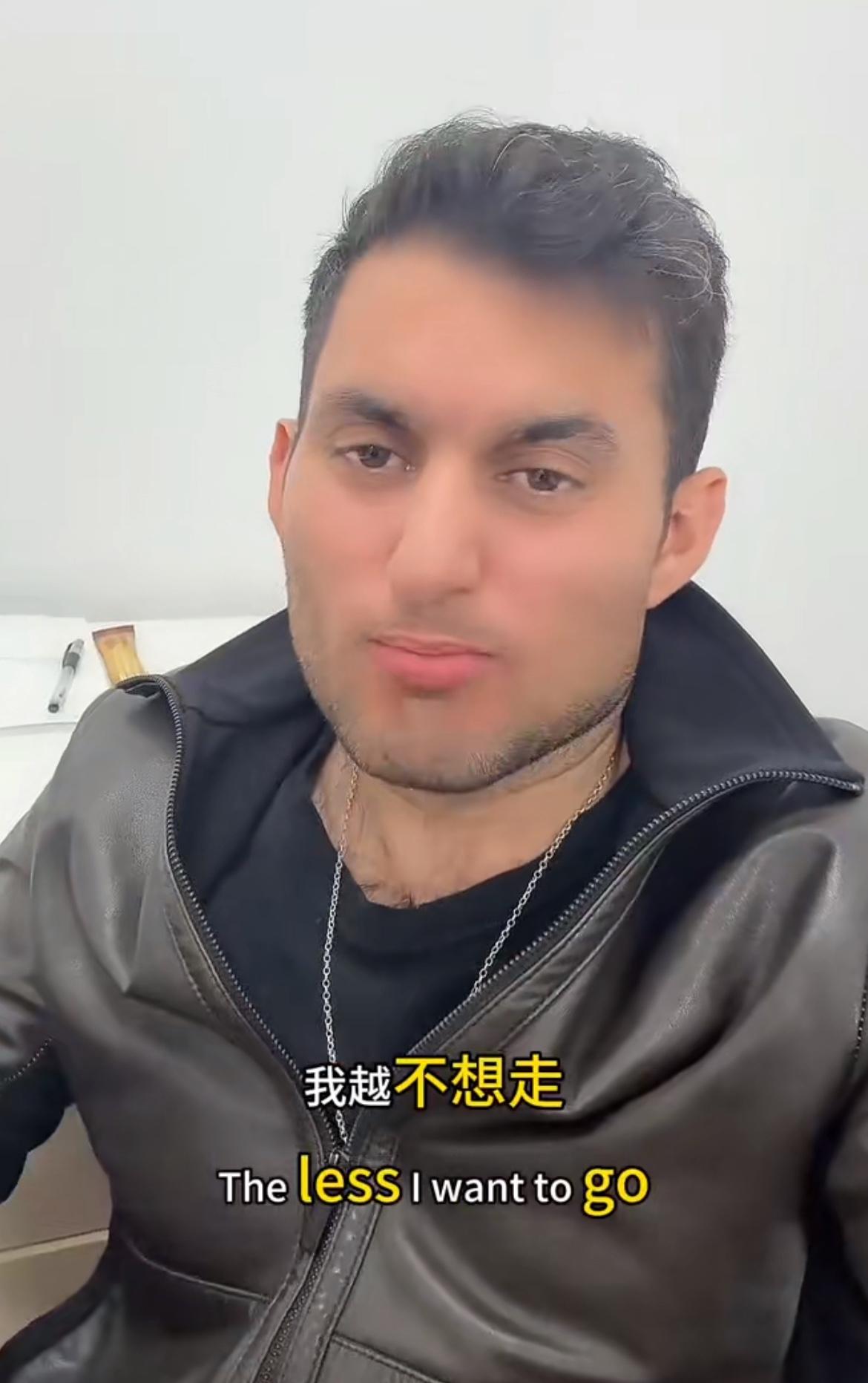 “别人越赶我走，我就越不走”南亚男子说在中国生活得很好，特别地安全，生活十分便利