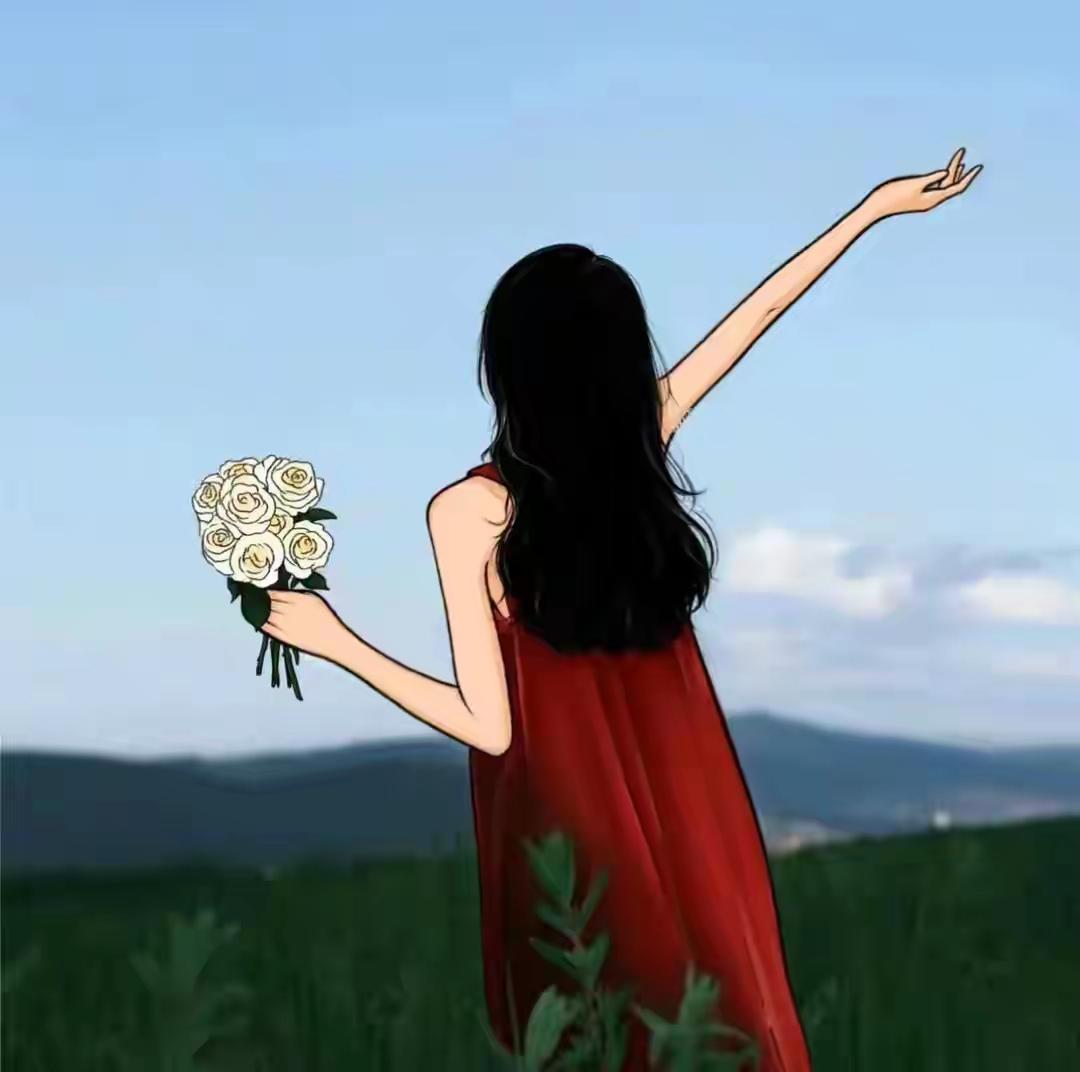 清晨挤地铁时
邻座女孩抱着蔫掉的向日葵笑得灿烂
我忍不住问
花瓣都垂了
为什么还