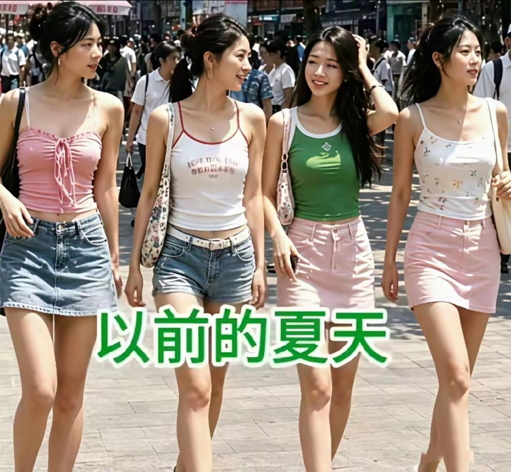 以前夏天清爽穿搭，如今出门全副武装，差别太大了

夏日穿搭对比 防晒有多拼
