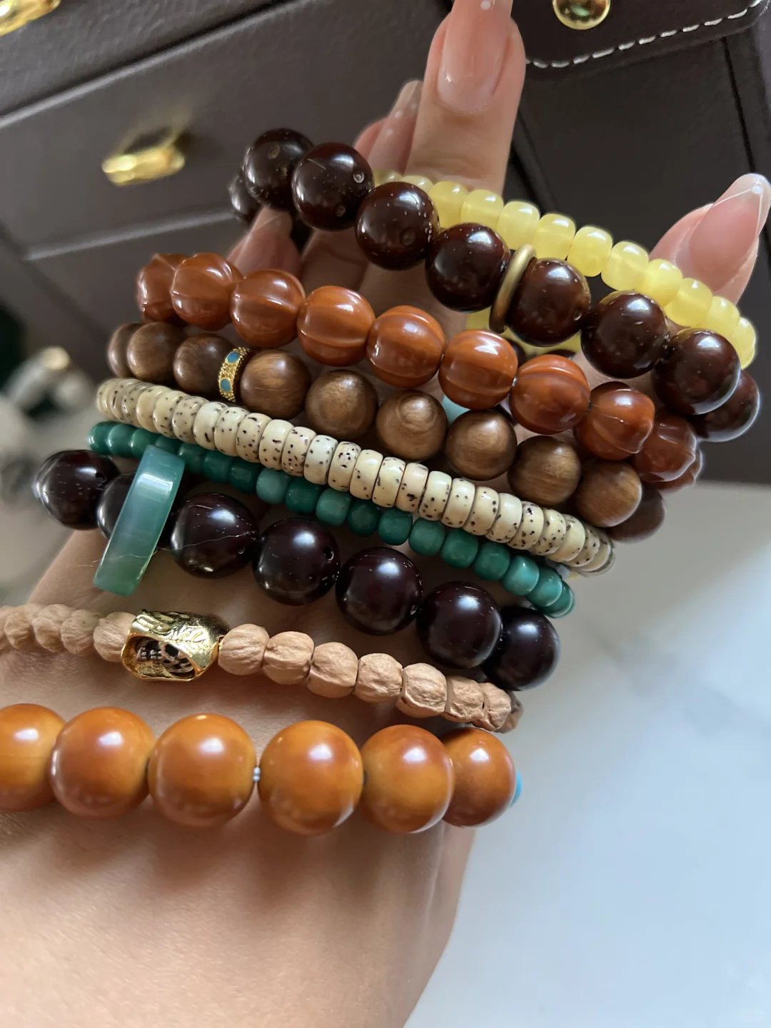 开始穿手串diy