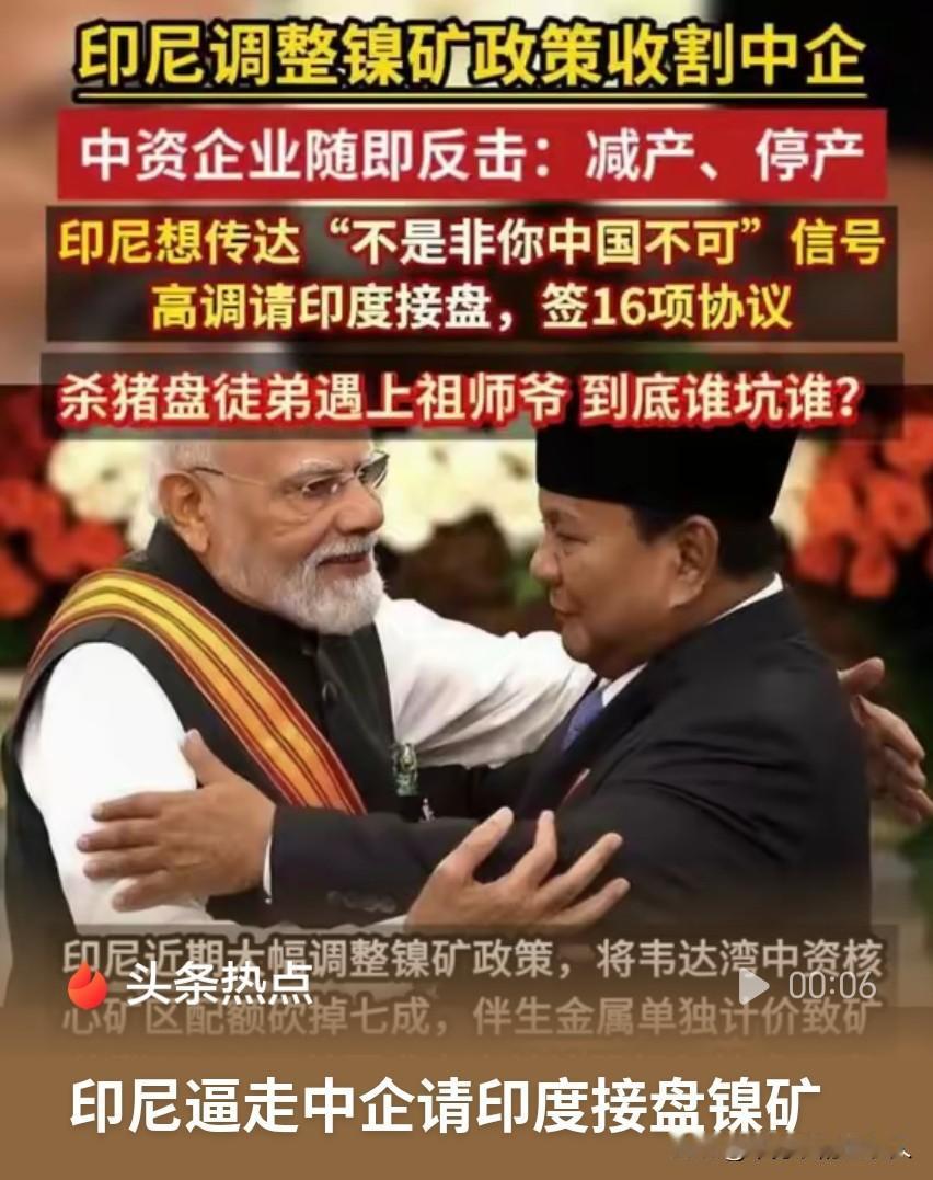 印尼坐拥镍矿资源，却缺乏自主开发与提炼的能力，而我们掌握相关技术，却苦于没有矿源