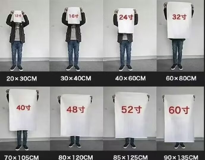 我发现很多人对尺寸都没有概念 