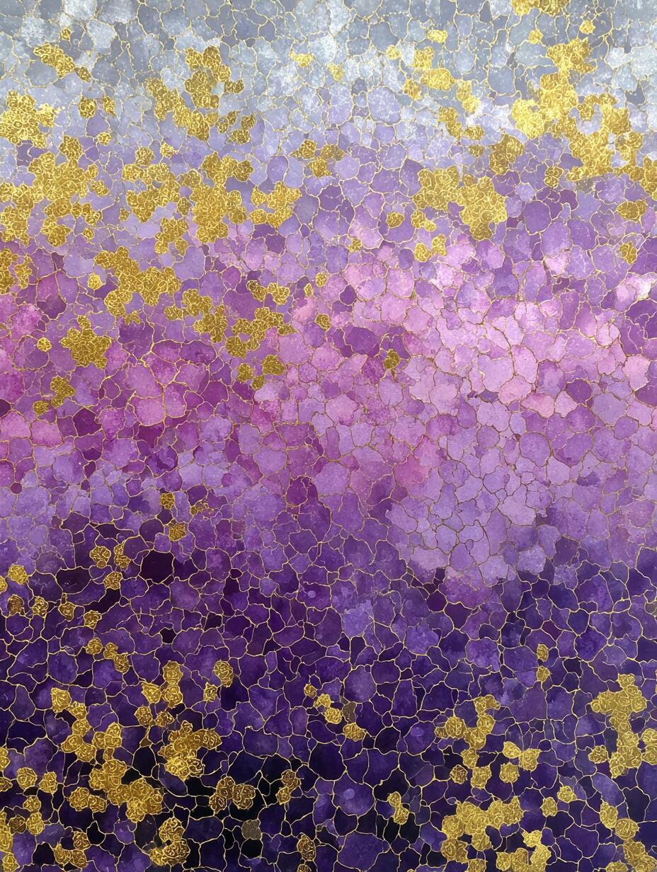 『纹样』紫辉脉域 | 紫辉不耀，金脉自循；华而内敛，序在其中。 