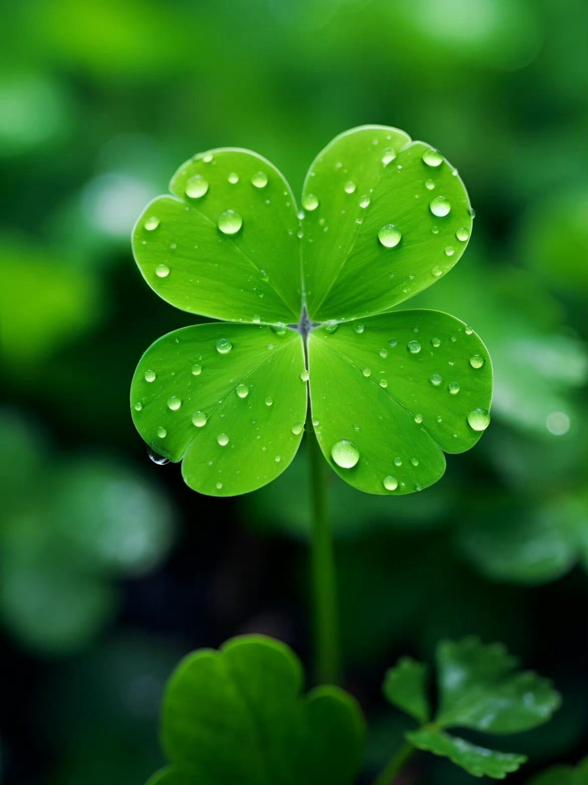 四叶草🍀，好运与你同在。