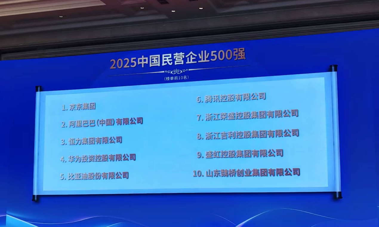 【2025中国民营企业500强研发投入：华为、腾讯、宁德时代等领衔前10】8月2