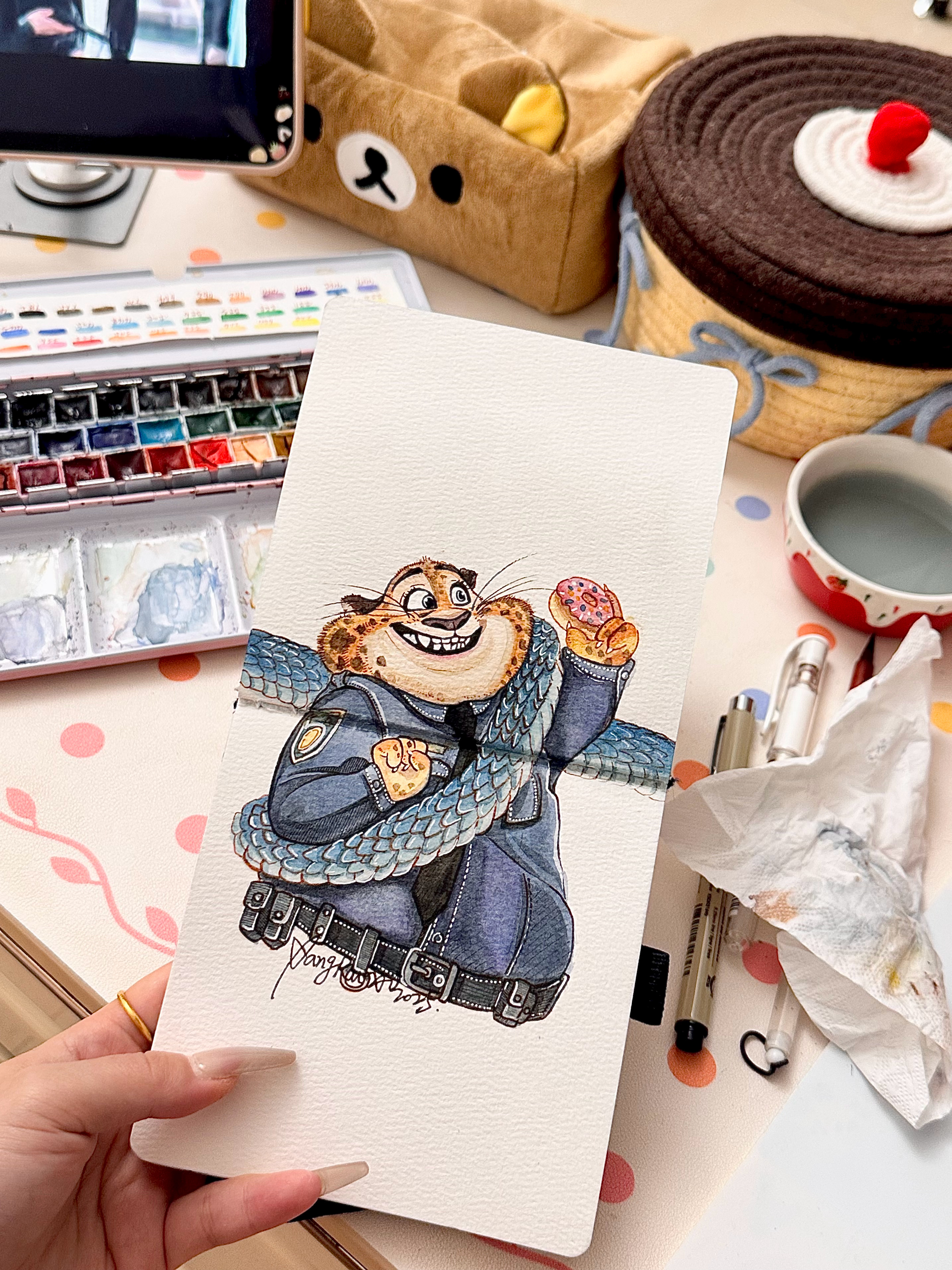 🐆👮🏻♂️：他们都说我只是个爱吃甜甜圈的胖子🍩 