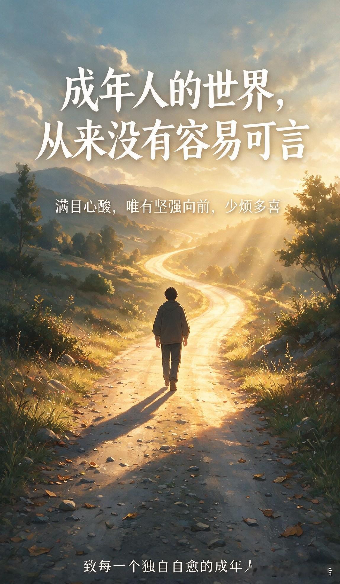  句句戳心！长大才懂生活满是委屈，不必为难自己，开心便是最好安慰

长大之后才懂