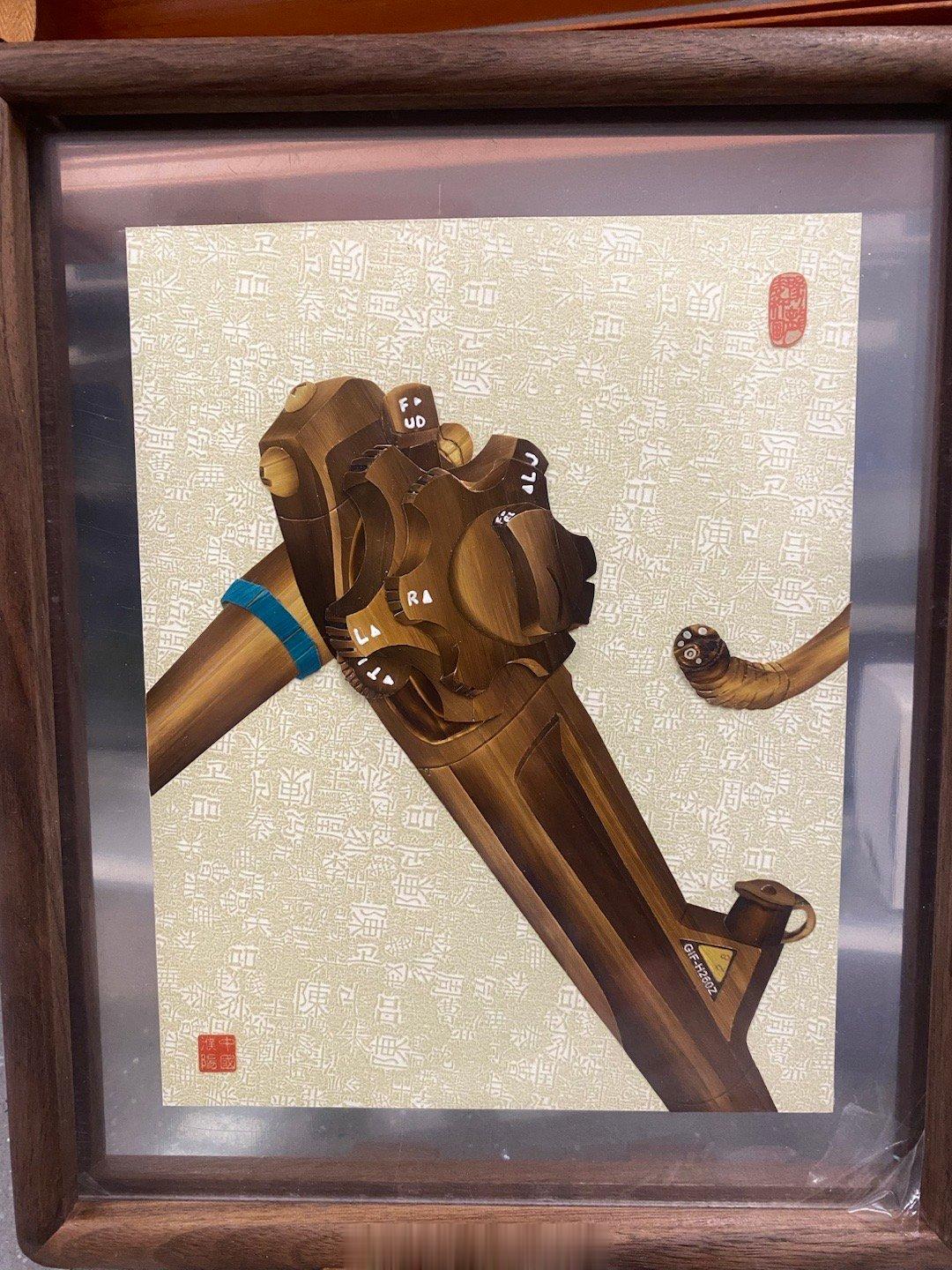 又是二十多位进修学习结束了3-12个月的征程，这是我收到的一件礼物，听说是用特殊
