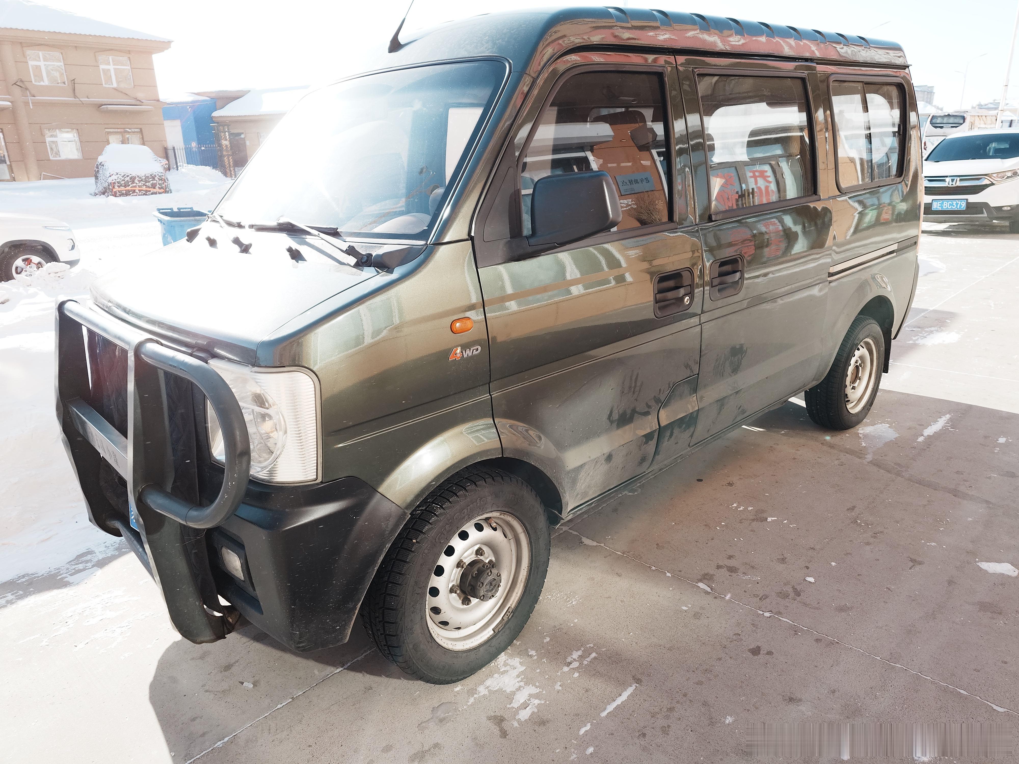 四驱带轴头离合的小康，好想开开。 呼伦贝尔