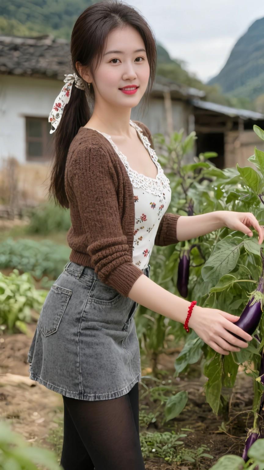 我的农村生活 清纯甜美 农村女孩日常