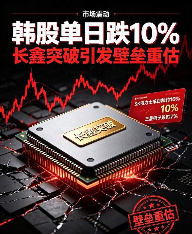 韩股单日跌10%！长鑫突破引发壁垒重估