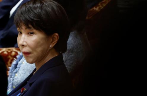 日本共同社 10 月 18 日公布的全国电话民调显示，高市早苗内阁支持率降至 4