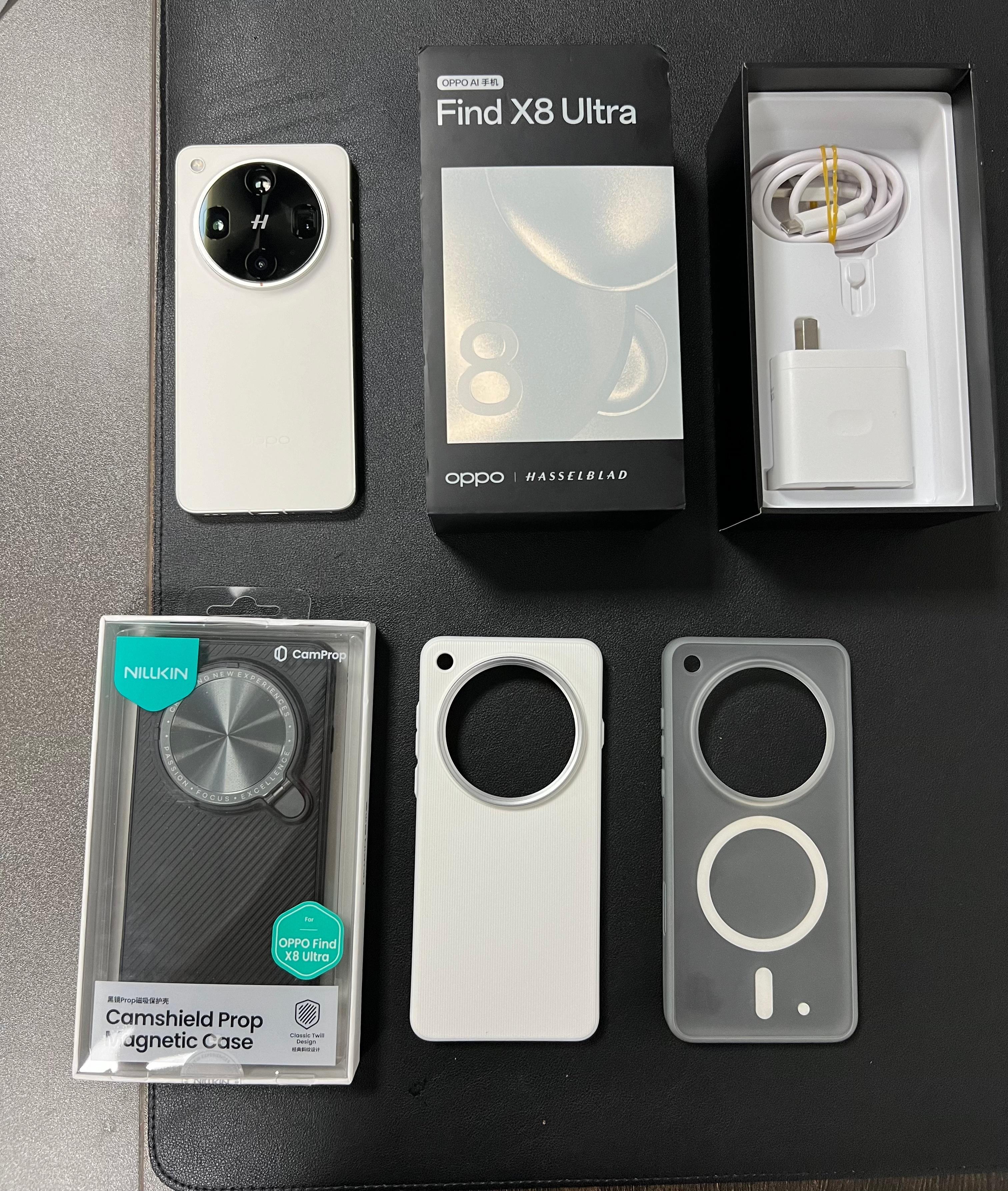 OPPO Find X8 Ultra 16+512G 白色，99新全套，电池效率