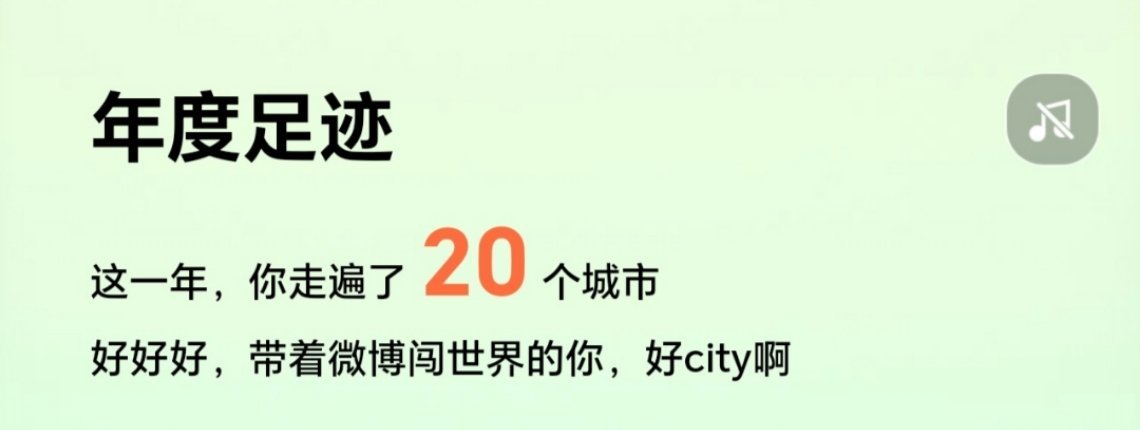 足迹2024 我的2024微博记录了我跑过20个城市[喵喵][喵喵][喵喵]我这