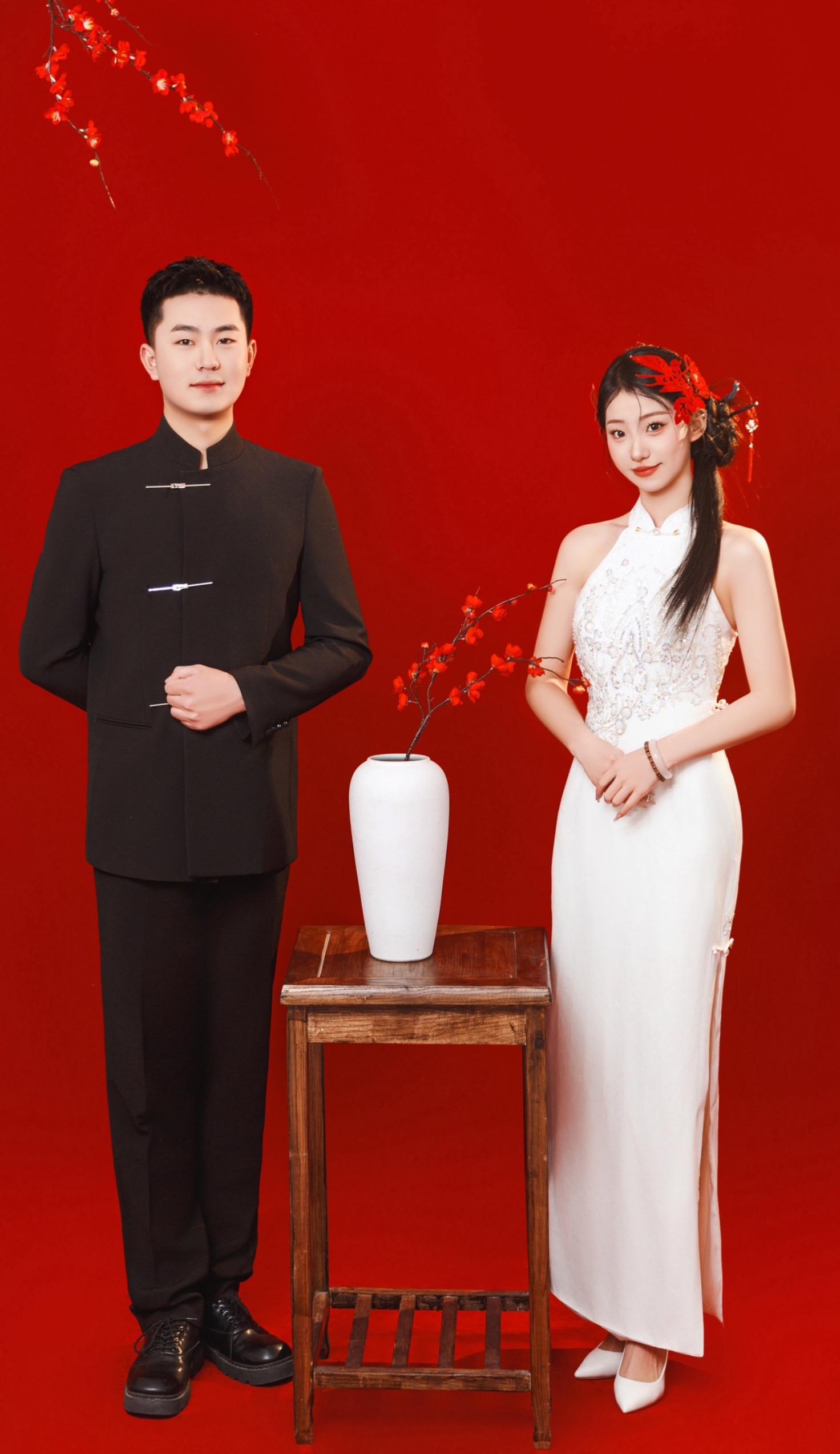 我只求与你共华发.