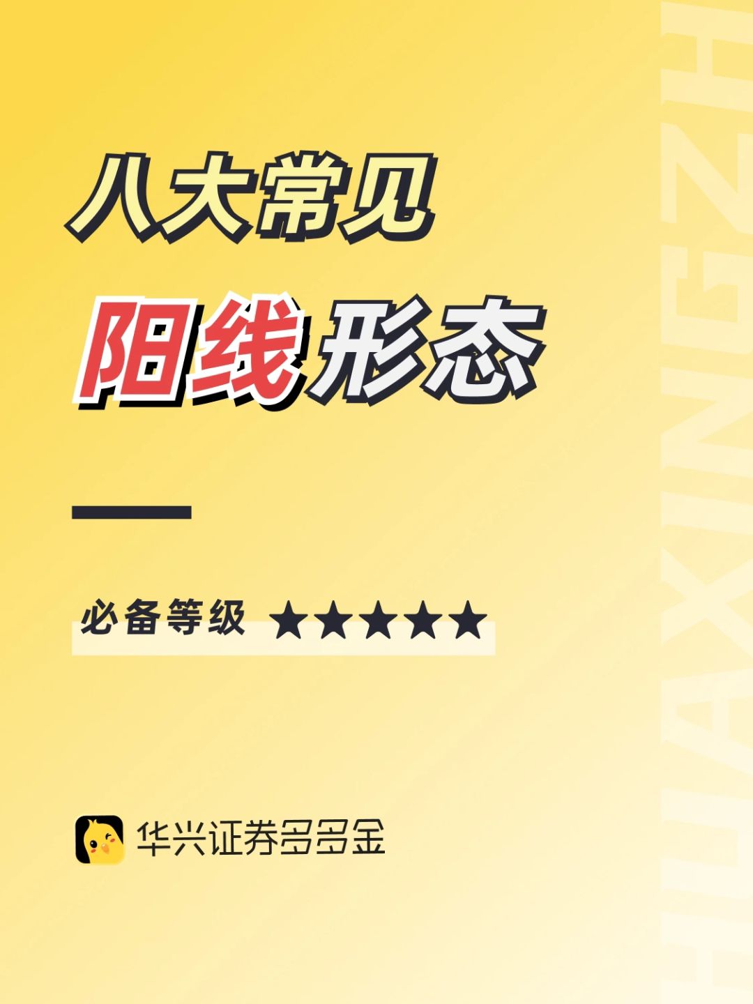 干货｜八大常见阳线形态