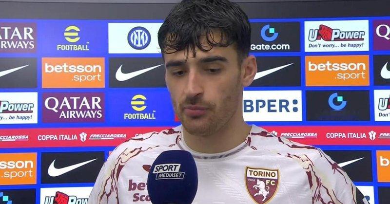 都灵球员库莱诺维奇接受采访表示：“我们本应得到更多，很遗憾。国米是意大利最强的球