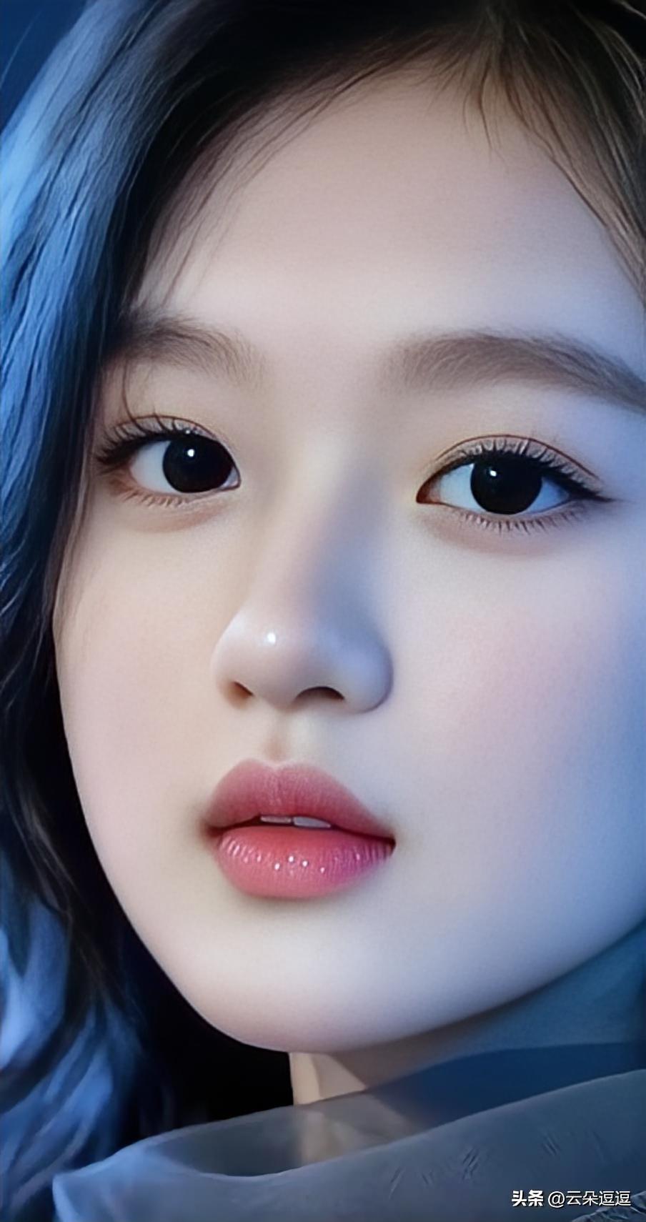 梦幻少女，柔美双眸，唯美动人