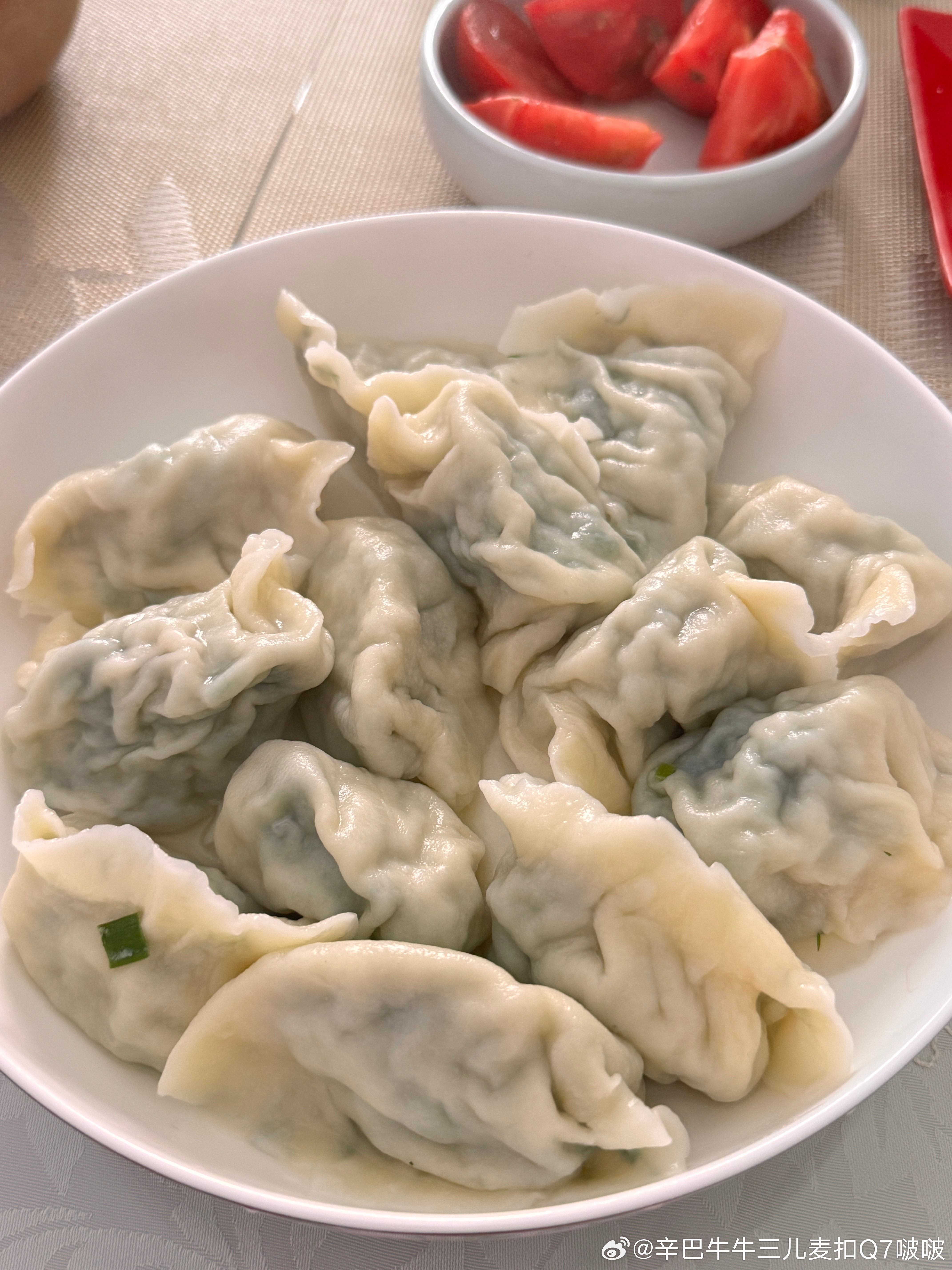 来喽，冒热气的大茴香饺子🥟 