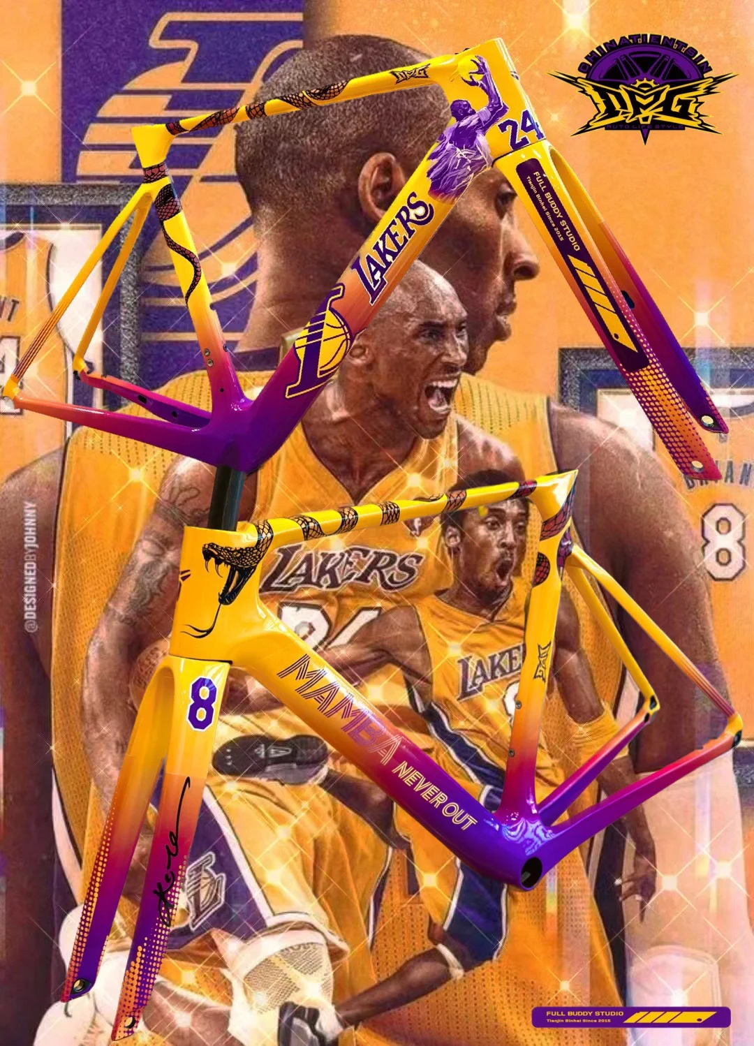 致敬伟大的曼巴精神 科比涂装🚴竣工