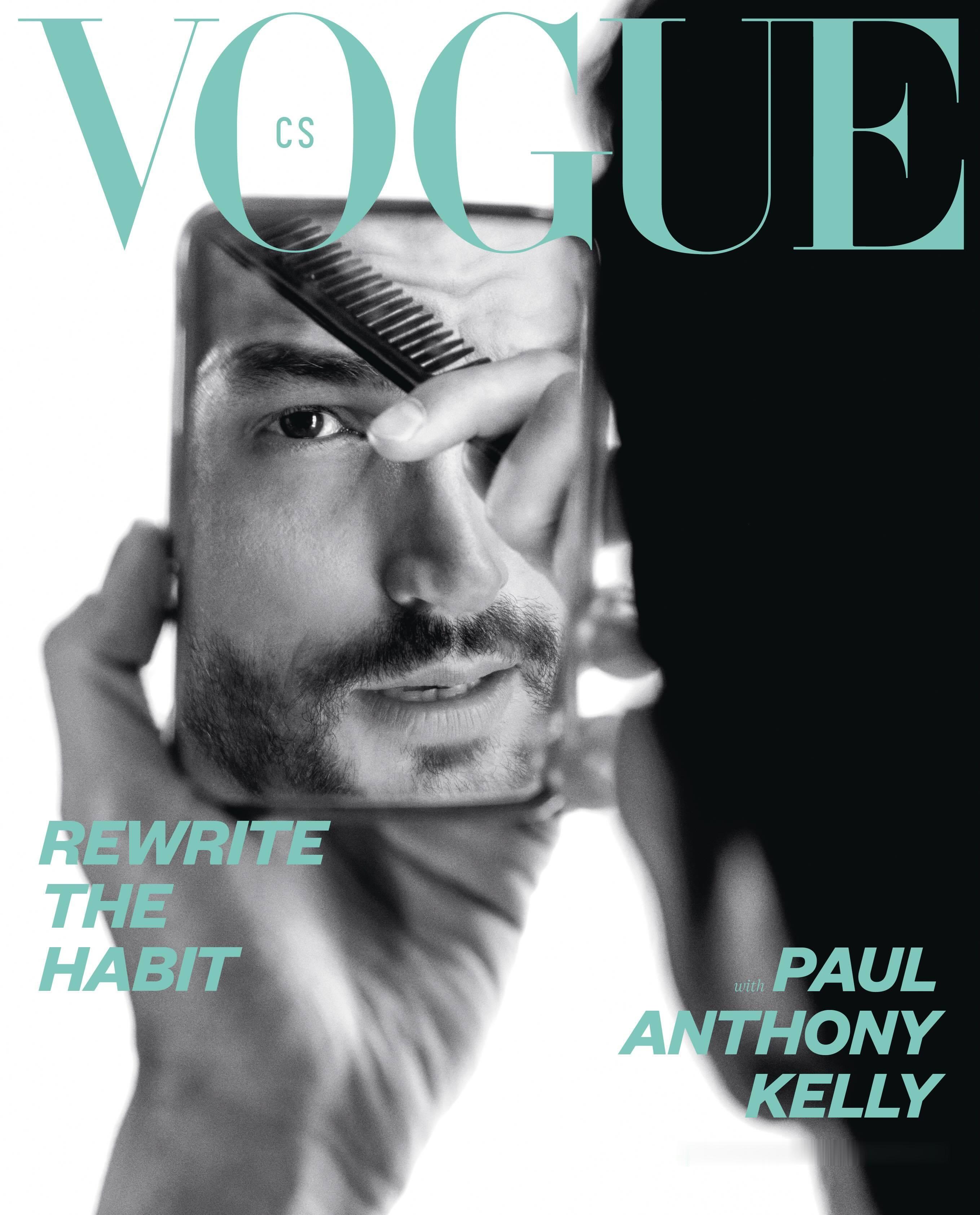 Paul Anthony Kelly 亮相捷克版Vogue 六月刊封面，身穿Fe