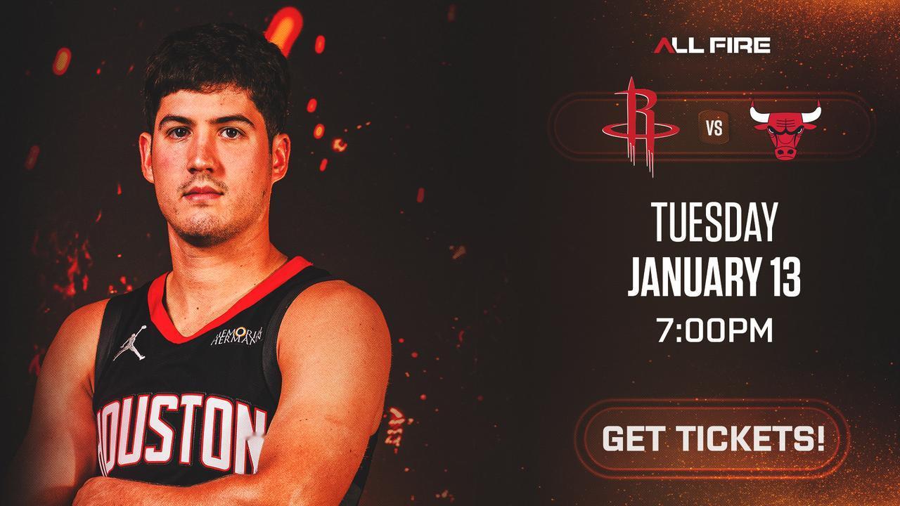 火箭回家了明天上午九点主场迎战公牛。💪